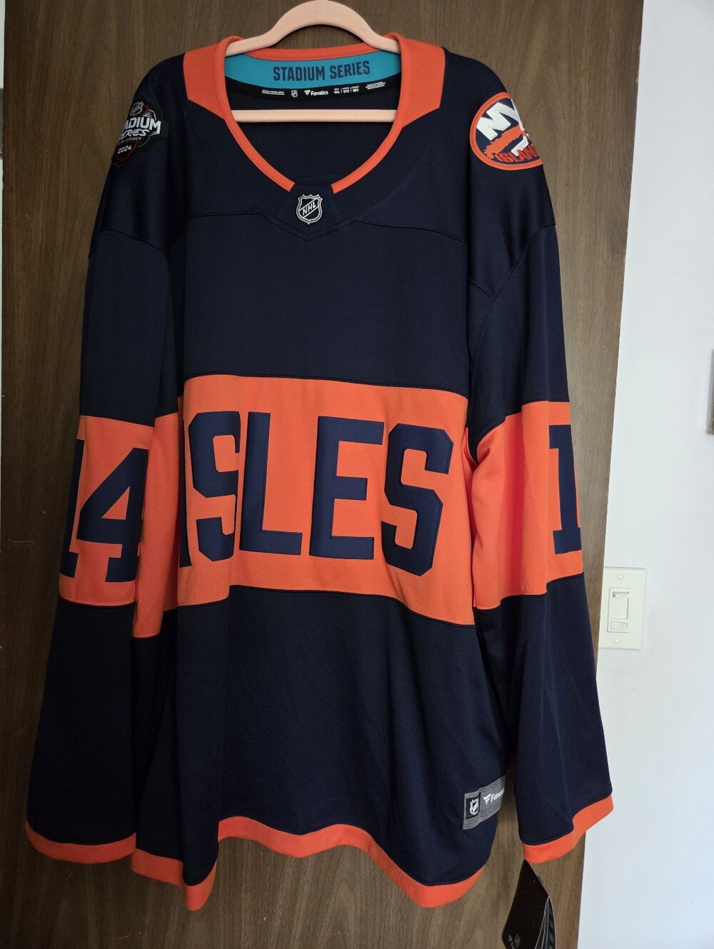New York Islanders Isles Stadium Series 2024 NHL Hockey Jersey Horvat sz 5XL